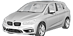 BMW F45 P1A72 Fault Code